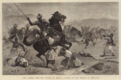The Afghan War, the Charge of Bengal Lancers at the Battle of Dehouruk by John Charlton